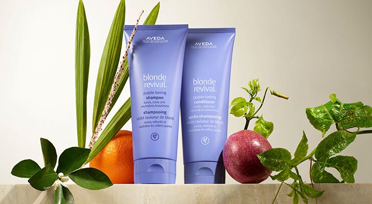 Blonde revival purple toning shampoo and conditioner