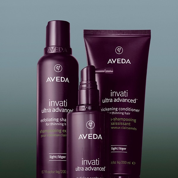 Strengthen thinning hair with invati ultra advanced hair care