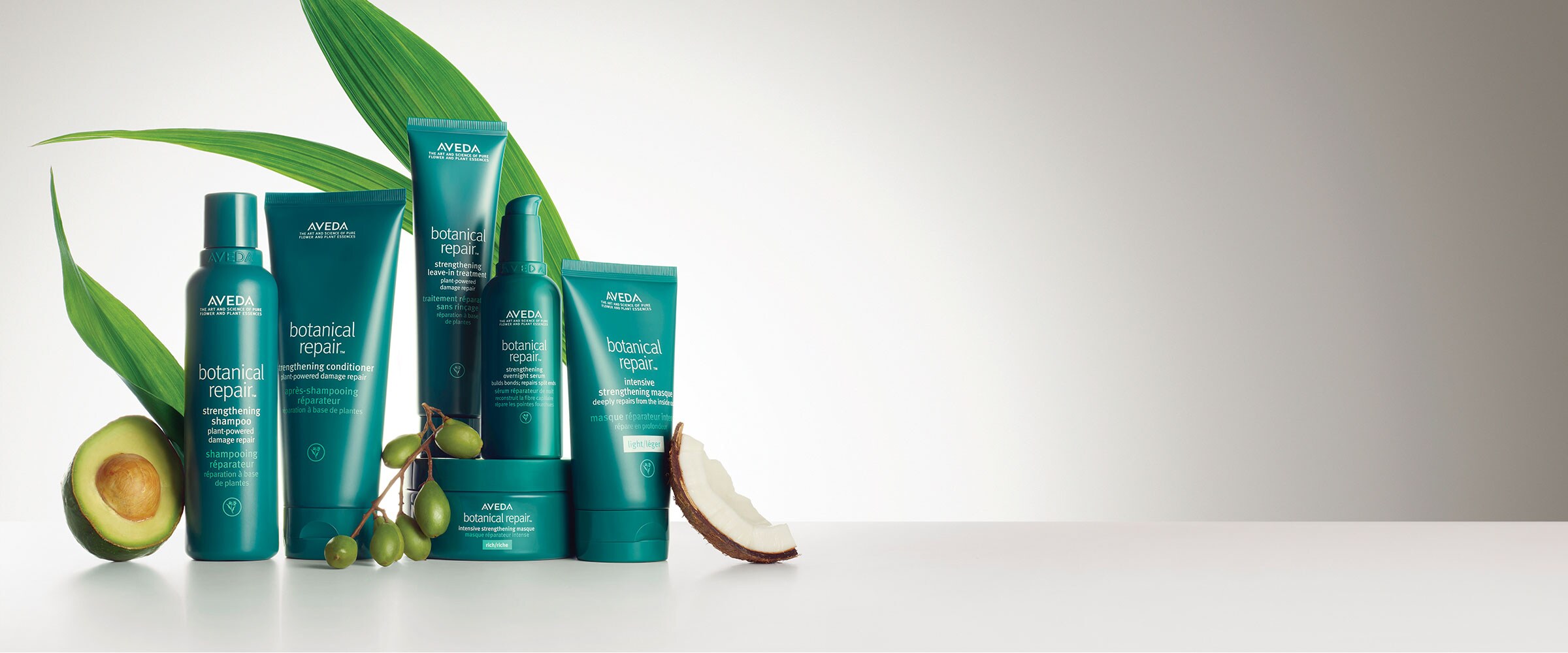 Shop plant powered, bond-building treatment to strengthen and repair damaged hair.