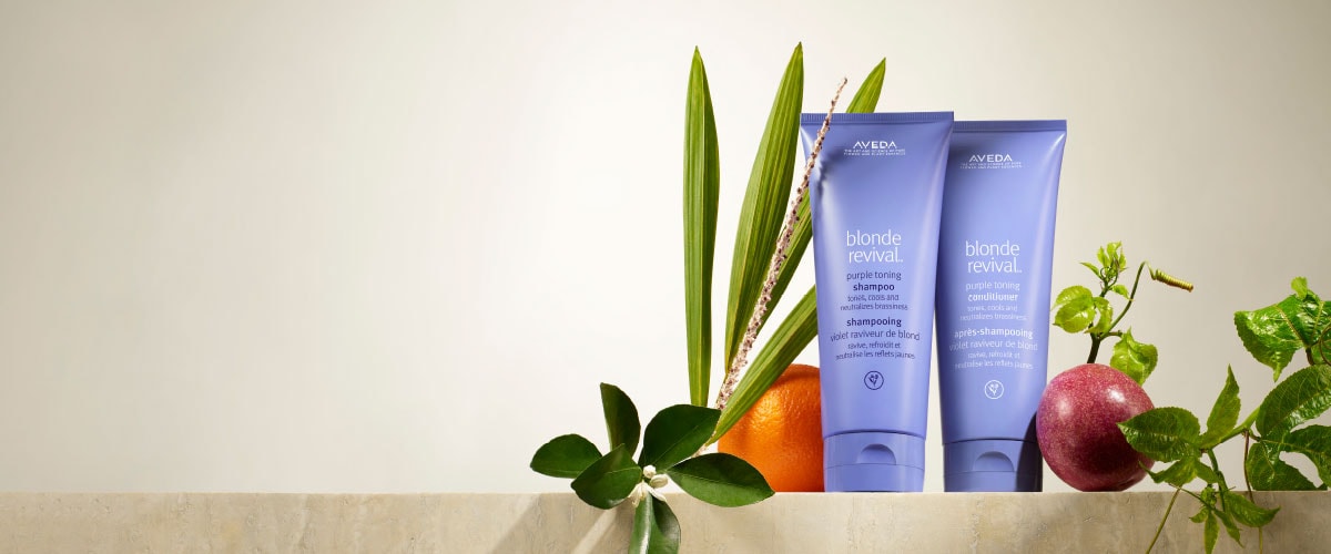 Blonde revival purple toning shampoo and conditioner